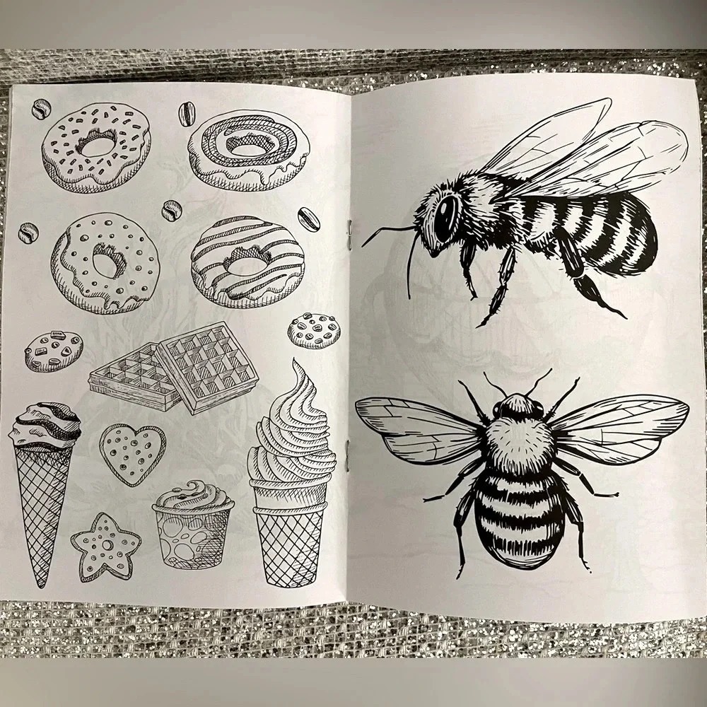 Woodland Creek Country Style Coloring Books Set of 4 Nature Wildlife New Seasons - Picture 6 of 7